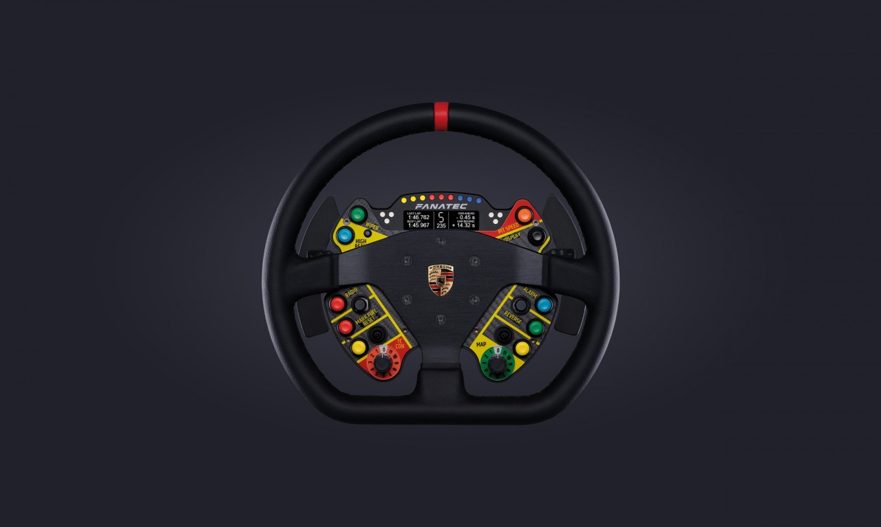 ClubSport Steering Wheel Porsche 911 GT3 R Leather_2