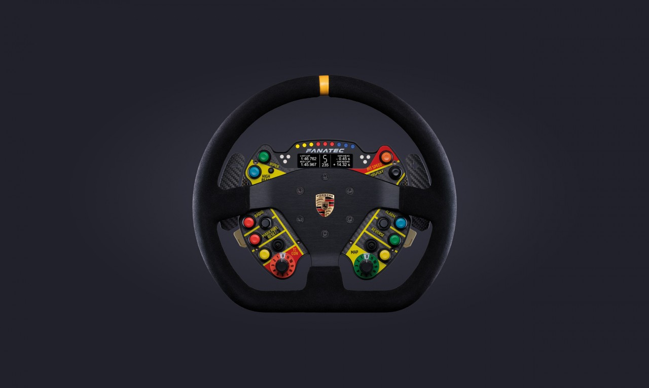 ClubSport Steering Wheel Porsche 911 GT3 R Suede_2