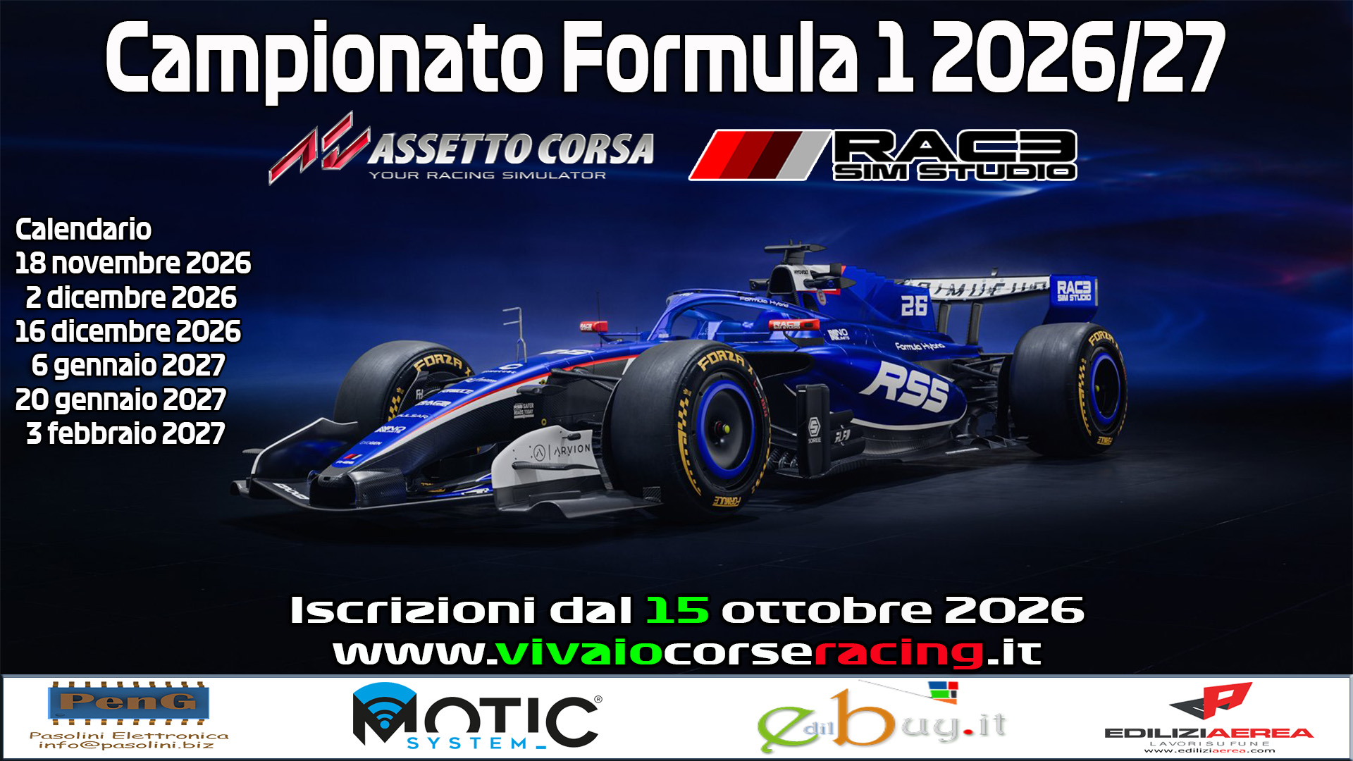 Campionato RSS Formula 1 2026_27